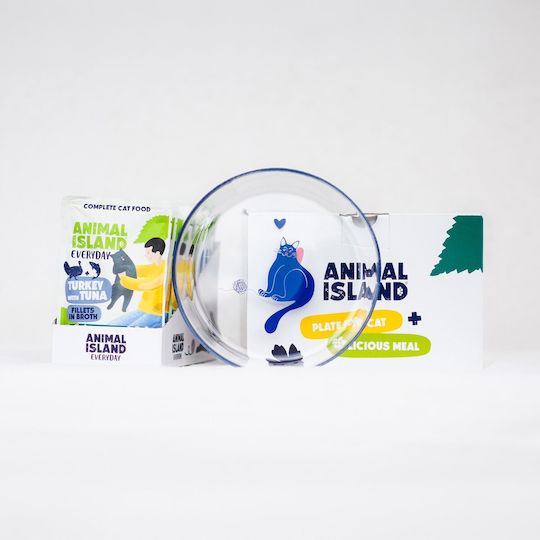Animal Island Nasses Katzenfutter mit Türkei und Thunfisch 12x85g
