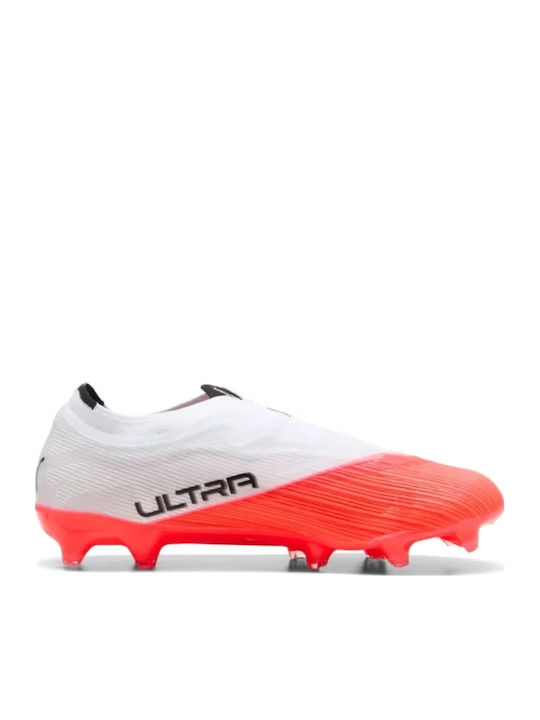 PUMA Ultra Nitro 7 Match Ll FG/AG Football Shoes with Red Cleats PUMA Ultra Nitro 7 Match Ll FG/AG Football Shoes with Red Cleats