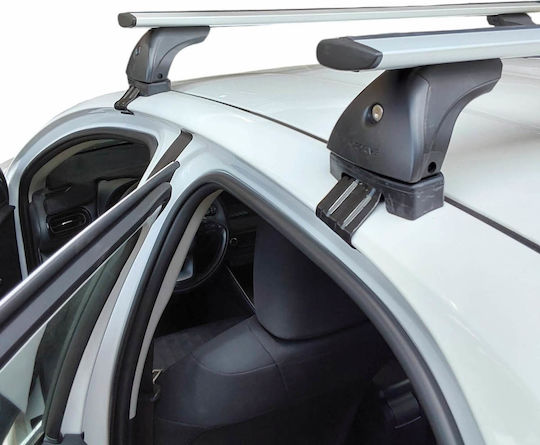Nordrive Таванни Стелки За Автомобил Алуминиеви Silenzio За Toyota Yaris 5D 2024+ С Крака За Покривен Багажник И Заключване МП.TYARIS.40