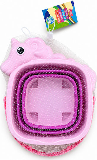 Eddy Toys Folding Unicorn Beach Bucket 21.5x18.5cm