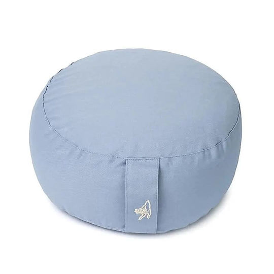 Pernă De Meditație Meditation Cushion Albastru Deschis Bumbac Organic 33x17cm