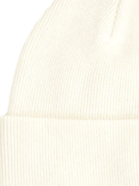 Beanie Women's Knitted Beanie in Ecru Colour
