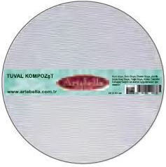 Round Canvas Board 30cm Ktytc030 Artebella