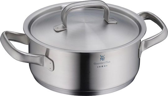 WMF Gourmet Plus Pots Set Made of Stainless Steel with Non-Stick Interior Coating 5 Pieces