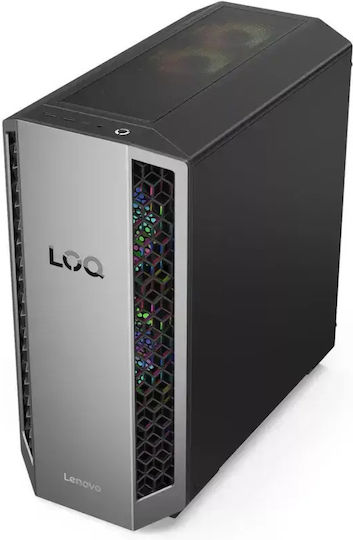 Lenovo Loq Tower 26ADR10 Настолен компютър (Ryzen 7-8745HX/32GB DDR5/500GB SSD/W10 Pro)