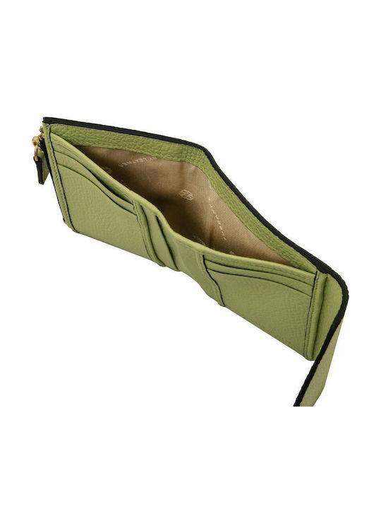 Große Leder Damenbrieftasche Grün
