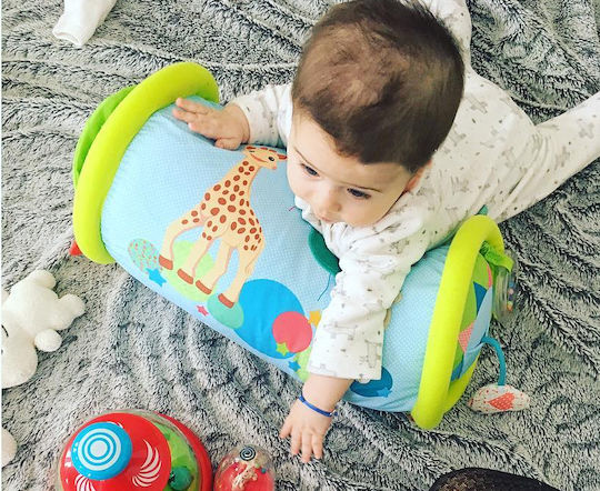 Sophie La Girafe Fabric Barrel Animal with Sounds for 6+ Months