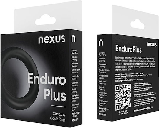 Enduro Plus Silicone Cock Ring By Nexus