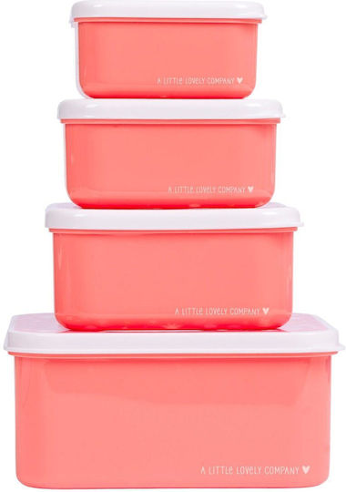 A Little Lovely Company Fun Kids Plastic Pink Water Bottle