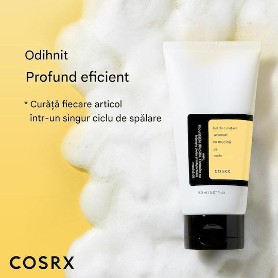 Cosrx Advanced Snail Mucin Gel de Curățare 5.07 Fl Oz 150 Ml Gel de Curățare Zilnic Bogat Piele Uscată Sensibilă Mucină de Melc Fără Cruzime Fără Parabeni Îngrijire Coreeană a Pielii