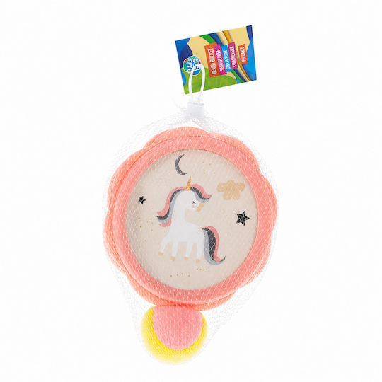 Catch Ball Velcro Unicorn Game 18.5cm