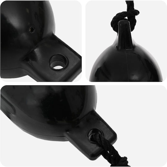 Boat Balloons 2 Pieces Ø 16 X 58 cm Black Pvc 42028743