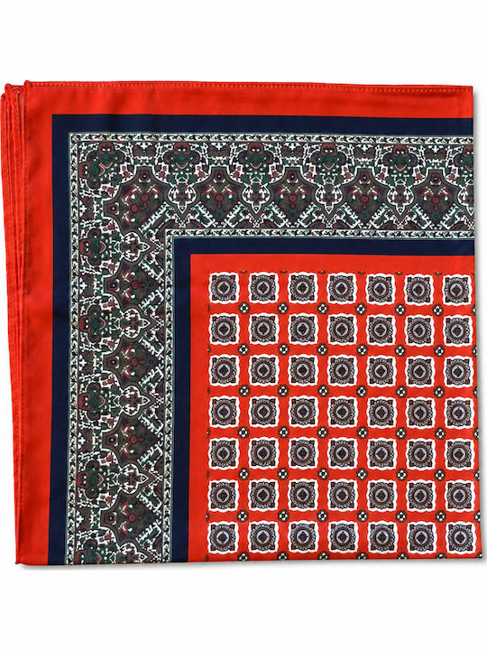 Men's Silky Red Neck Scarf