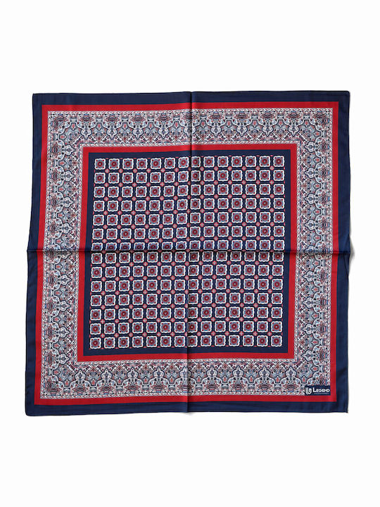 Men's Silky Blue Neck Scarf