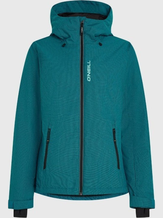 O'Neill 1500139-15084 Γυναικείο Μπουφάν για Σκι & Snowboard Πράσινο