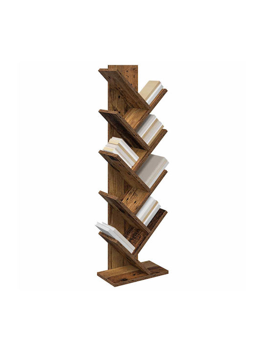 Bookcase Processed Wood 30x18x100cm
