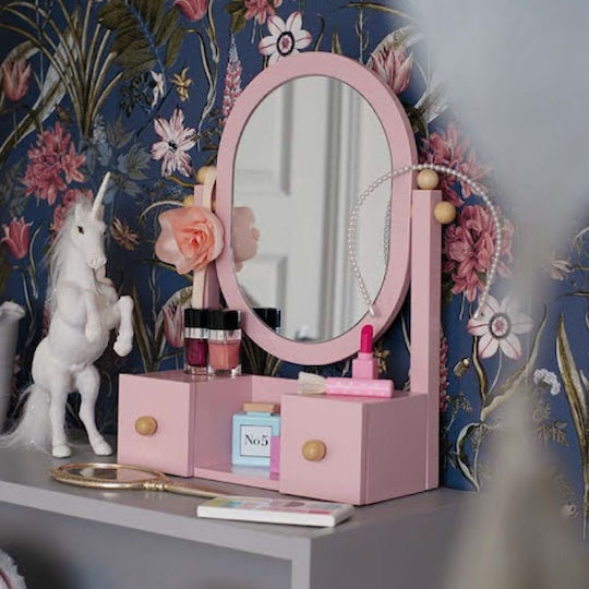 Jabadabado Wooden Mirror & Belt With Makeup Items Children's Makeup