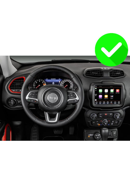 Carmedia Car Audio System for Jeep Renegade 2014 Bluetooth USB WiFi GPS Apple CarPlay Android Auto with 9" Touch Screen