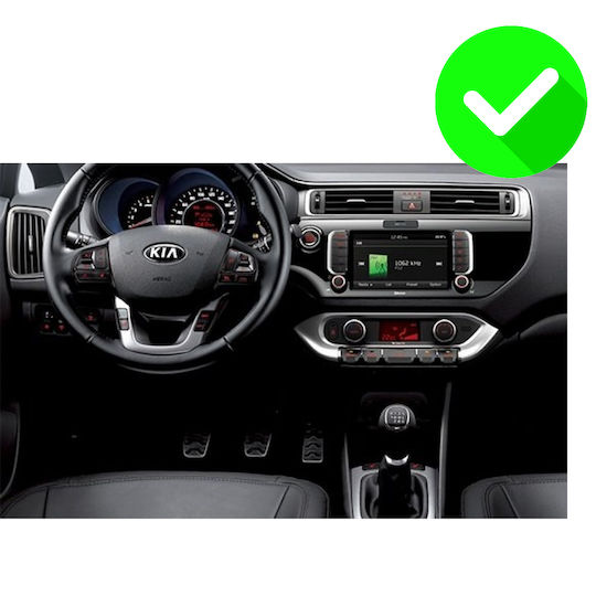 Carmedia Ηχοσύστημα Αυτοκινήτου για Kia Rio 2015-2017 (Bluetooth/USB/WiFi/GPS/Apple-Carplay/Android-Auto) με Οθόνη Αφής 9"