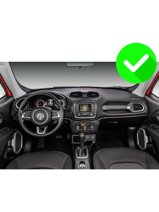Carmedia Car Audio System for Jeep Renegade 2014 (Bluetooth/USB/AUX/WiFi/GPS/Apple-Carplay/Android-Auto) with Touch Screen 9.5"