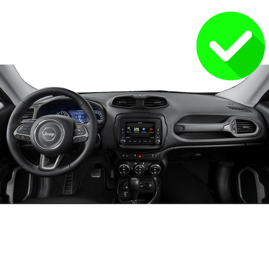Carmedia Car Audio System for Jeep Renegade 2014 (Bluetooth/USB/WiFi/GPS/Apple-Carplay/Android-Auto) with Touch Screen 9"