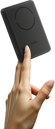 Belkin BoostCharge Slim MagSafe Qi2 Power Bank 10000mAh Black