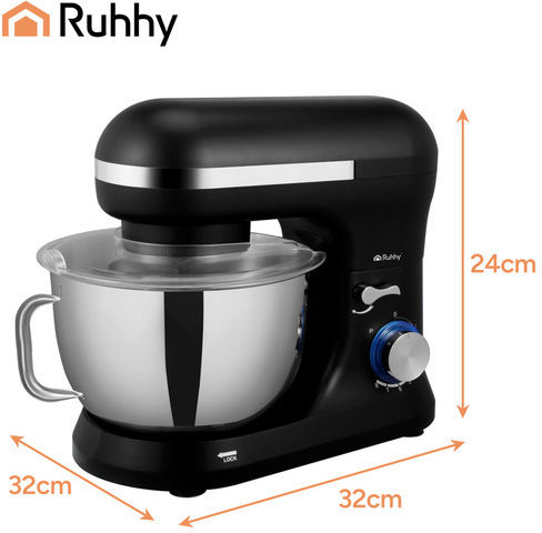 Ruhhy Kuzinomihană 1000W Cu Bol Inox 4.5lt Gri