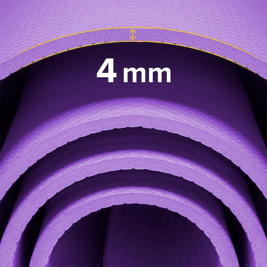 Rebel Active Rebel Active Trainingsmatte Yoga Lila 183x61cm