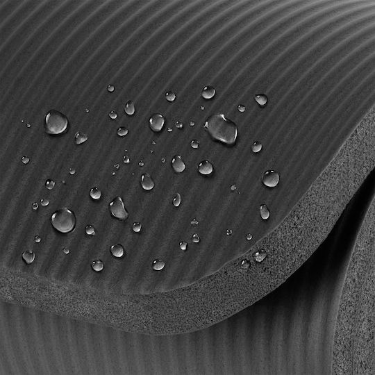 Rebel Active Yoga Exercise Mat Black (190x115cm)