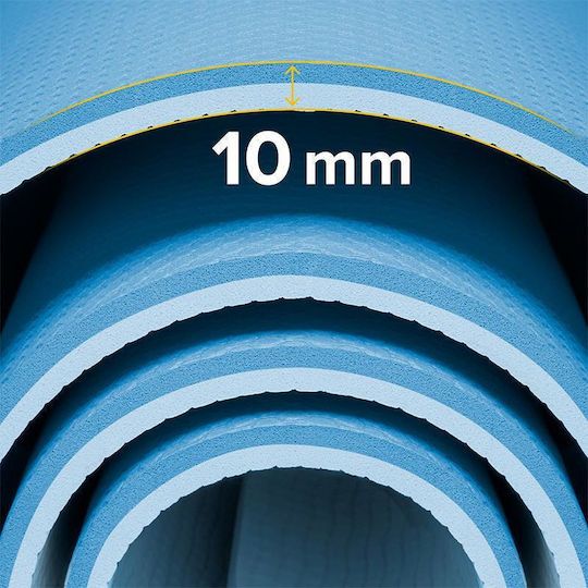 Rebel Active Rebel Active Trainingsmatte Yoga Blau (200x115cm)