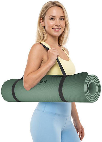 Rebel Active Στρώμα Γυμναστικής Yoga Πράσινο (183x61cm)