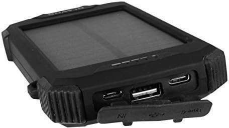 PowerPlus Соларна външна батерия 10000mAh 1.2W Черна