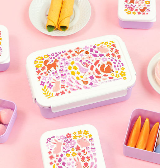 A Little Lovely Company 0.45L Pink 30 x 23.5 x 10cm Kids' Food Containers Set