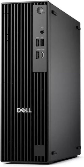 Dell Pro Slim Компютри В Компактен Формат Настолен Компютър (Ultra 5-235/16GB DDR5/250GB SSD/W10 Pro) с Клавиатура (Български)