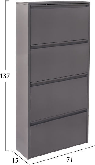 Μεταλλική Stark 71x15x137cm Μεταλλική Stark 71x15x137cm