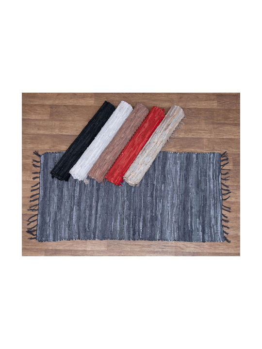 Viopros Rug Rug Fireplace Rectangular Leather Gray