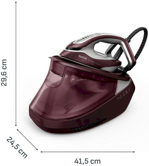 Tefal Pro Express Vision Max Система за гладене с налягане 8.8bar с резервоар 1.2lt