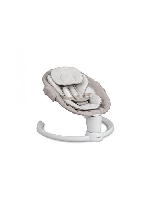 Kidnort Balansoar Electric Pentru Bebelusi Cu Muzică Gri Pentru Copil Până La 9kg