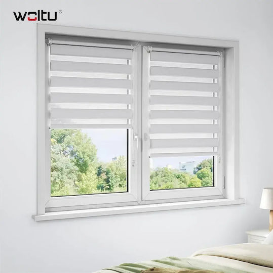 Woltu Rolete Geam Semi-Blackout Duble Lățime 75xÎnălțime 220 cm Gri Woltu Rolete Geam Semi-Blackout Duble Lățime 75xÎnălțime 220 cm Gri