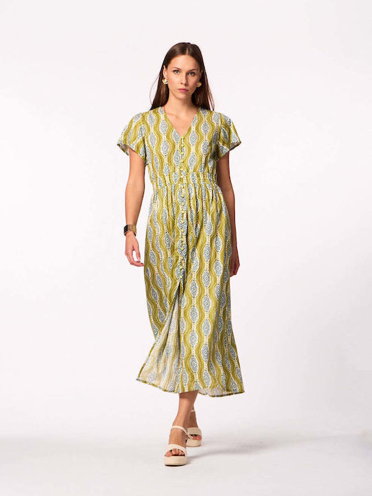 Summer Maxi Shirt Dress Sienna