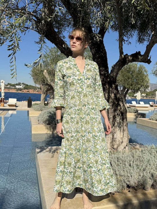 Summer Maxi Shirt Dress Octavia Dress