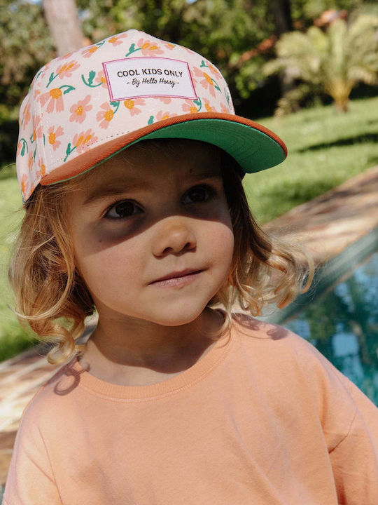 Hello Hossy Kinderhut Jockey Stoff Orange