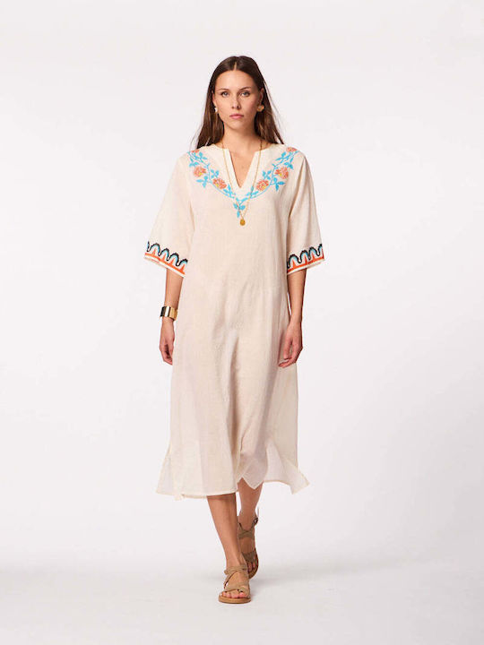 Achilleas Accessories Damen Kaftan Für Strand Ianthe Kaftan