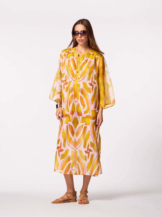 Achilleas Accessories Καφτάνι Παραλίας Mireya Kaftan 60000930-40 Achilleas Accessories Καφτάνι Παραλίας Mireya Kaftan 60000930-40