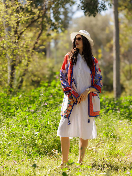 Achilleas Accessories Дамско Кафтан Плажно Maribel Kaftan