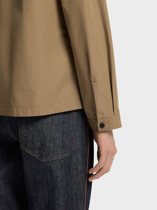 Μακρυμάνικo Overshirt Beige 50482701-928