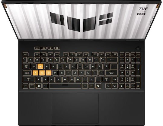 Asus TUF Gaming F16 90NR0NB1-M00N60 16" IPS FHD+ 144Hz (i7-14650HX/16GB/1TB SSD/GeForce RTX 5060/Без операционна система) Jaeger Gray (BG Keyboard)