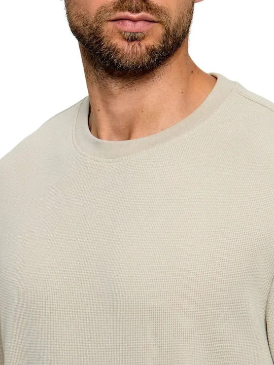 Long Sleeve Beige Sweater