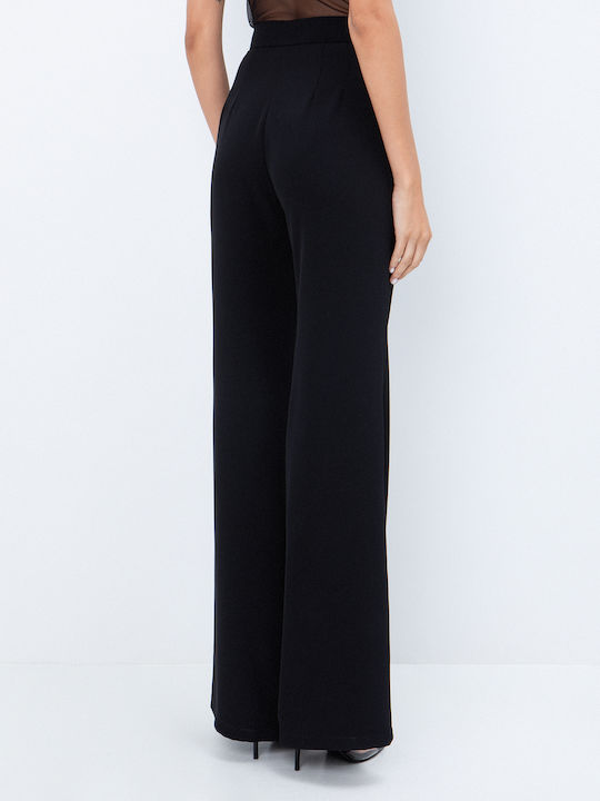 Women's Fabric Flared Trousers Flare