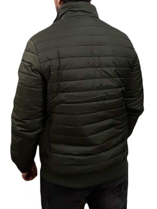 Herren Puffer Jacke Deep Olive